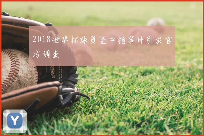 2018世界杯球员竖中指事件引发官方调查